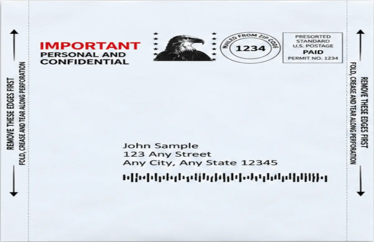 Sealed pressure seal mailer with tamper-evident perforated edges