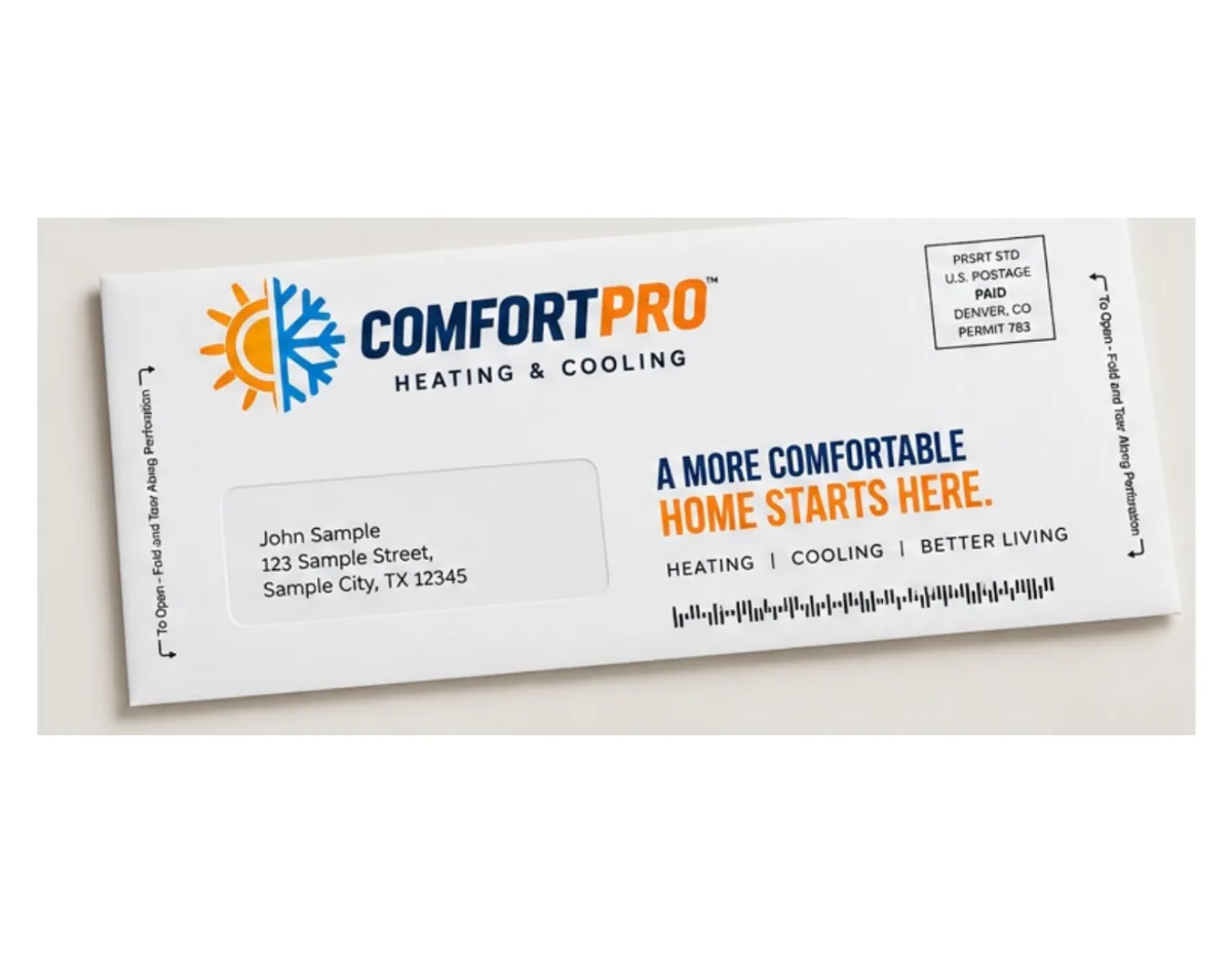 HVAC snap pack campaign example