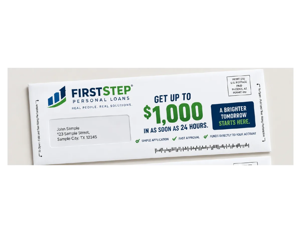 Personal loan snap pack campaign example